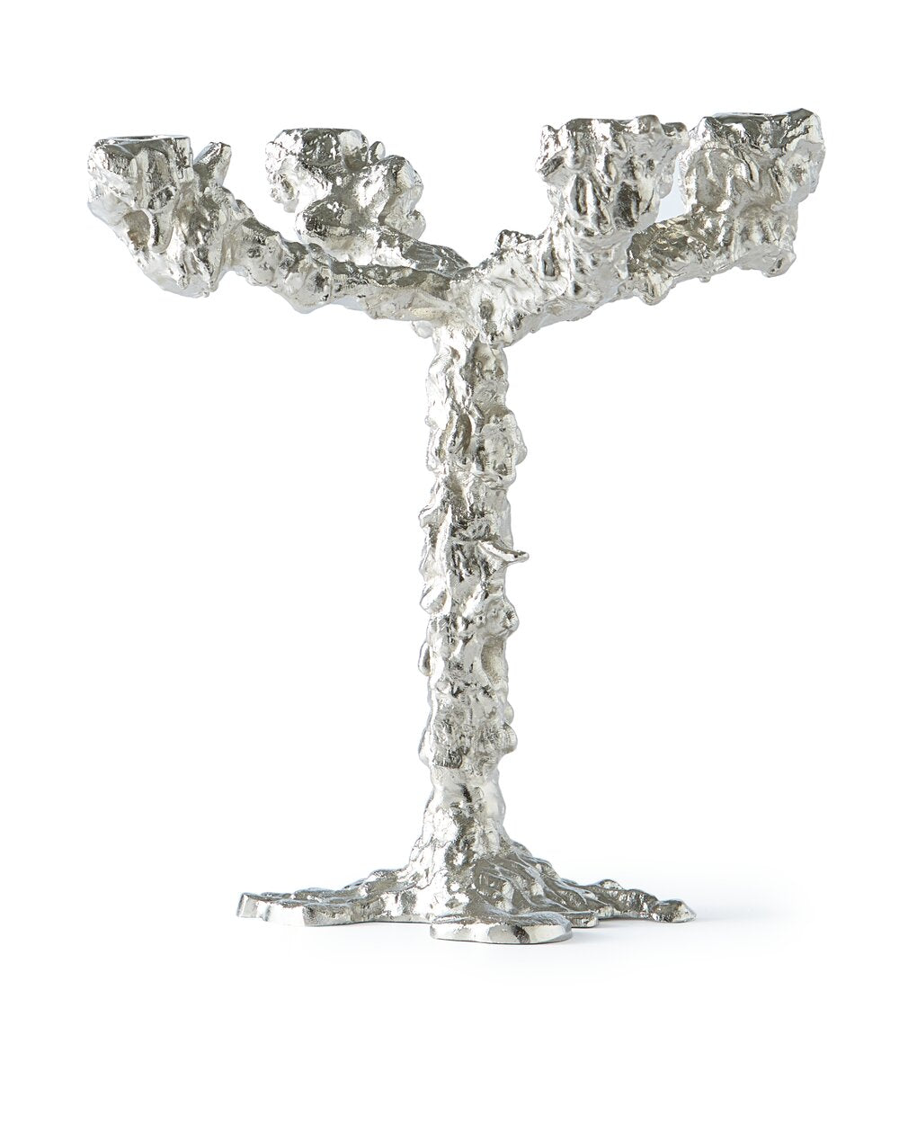 Drip lysestage, sølv - 4-arme